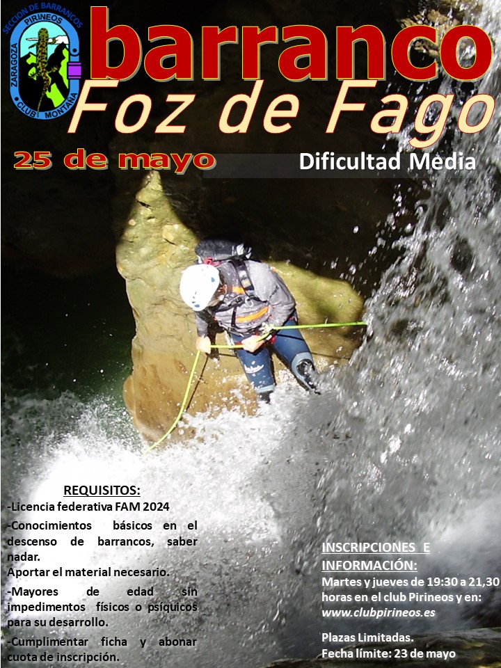 Cartel salida Fago24