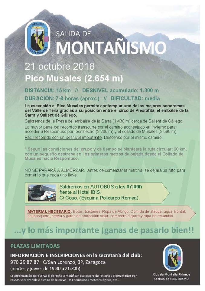 Montañismo Musales